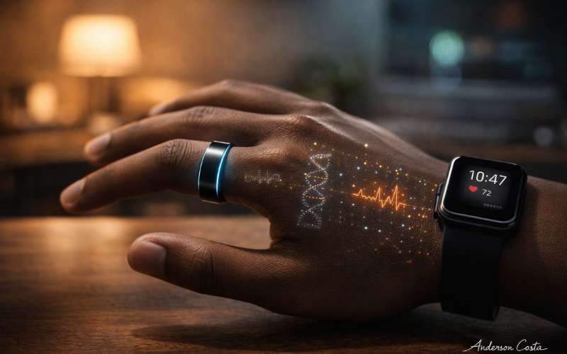 Como sensores, dados e IA estão redefinindo a forma como trabalhamos, treinamos e cuidamos da saúde.